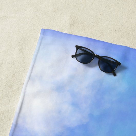 Cute Goat Monogram Strandlaken (In situ)