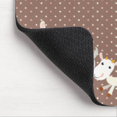 Cute Goat Mousepad - Stop met moorden rond Muismat (Hoek)