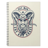 Cute Goat Notebook Pet Animal Farm Wildlife Notitieboek (Voorkant)