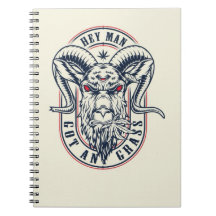 Cute Goat Notebook Pet Animal Farm Wildlife