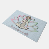 CUTE GOAT YOGA | Namaste GetYerGoat™ Deurmat (Schuin)