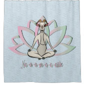 CUTE GOAT YOGA | Namaste GetYerGoat™ Douchegordijn (Voorkant)