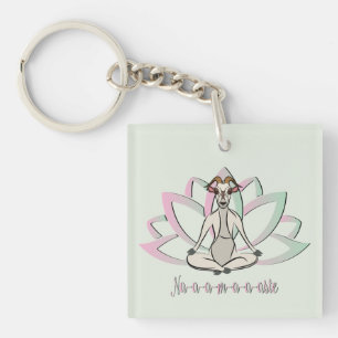 CUTE GOAT YOGA   Namaste GetYerGoat™ Sleutelhanger