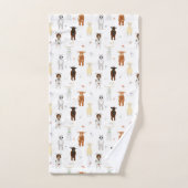 Cute Goats Farm Animals Bad Handdoek (Handdoek)