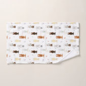 Cute Goats Farm Animals Bad Handdoek (Handdoek)