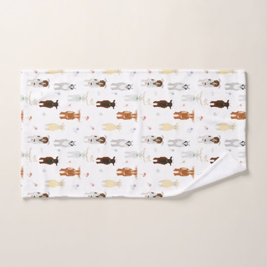 Cute Goats Farm Animals Bad Handdoek (Handdoek)