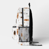 Cute Goats Farm Animals Bedrukte Rugzak (Rechts)