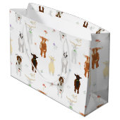 Cute Goats Farm Animals Groot Cadeauzakje (Achterkant Gekanteld)
