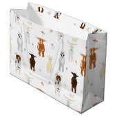 Cute Goats Farm Animals Groot Cadeauzakje (Voorkant Gekanteld)