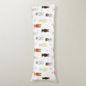 Cute Goats Farm Animals Lichaamskussen (Voorkant Verticaal)