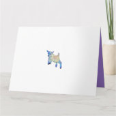 Cute Goats Farm Birthday Party Bedankkaart (Achterkant)