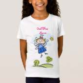 Cute Goddochter Angel Personalized T-shirt (Voorkant)