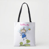 Cute Goddochter Angel Personalized Tote Bag (Voorkant)