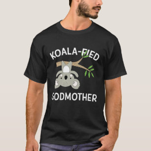 Cute Godmoeder Koala Pun Funny Sweet Cadeau T-shirt