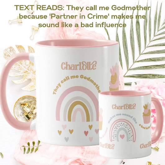 Cute Godmoeder Partner in Crime Bad Influence Gift Mok