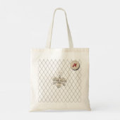 Cute Gold Bee Gift Tote Bag (Achterkant)