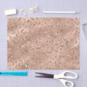 Cute Gold Cheetah Leopard Skin Print Patroon Tissuepapier (Craft)