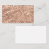 Cute Gold Cheetah Leopard Skin Print Patroon Visitekaartje (Voorkant / Achterkant)