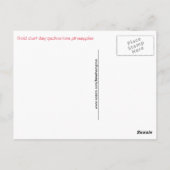 Cute gold day gecko roze anananas Hawaii Briefkaart (Achterkant)