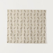 Cute Gold Dragonfly Pattern Wandkleed (Voorkant (horizontaal))