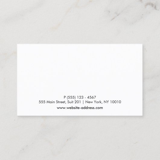 Cute Gold Heart 6 Punch Customer Loyalty Kaart (Achterkant)