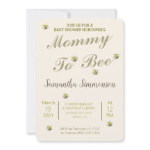 Cute Gold Ma om Baby shower te worden