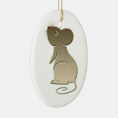 Cute Gold Mouse Ornament (Rechts)
