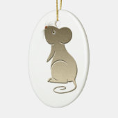 Cute Gold Mouse Ornament (Links)