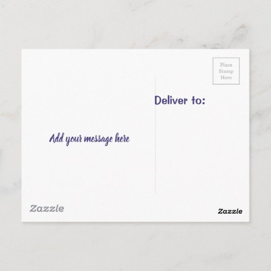 Cute Gold Paw Greeting Briefkaart (Achterkant)