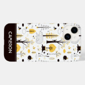 Cute Golden Bossen Scene Pattern Case-Mate iPhone Case (Achterkant (horizontaal))