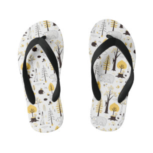Cute Golden Bossen Scene Pattern Kinder Teenslippers