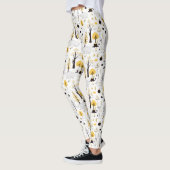 Cute Golden Bossen Scene Pattern Leggings (Links)