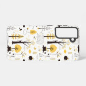 Cute Golden Bossen Scene Pattern Samsung Galaxy Hoesje (Achterkant horizontaal)