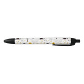 Cute Golden Bossen Scene Pattern Zwarte Inkt Pen (Bodem)
