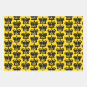 Cute  Golden Crown Assorful Wrappi Inpakpapier Vel (Voorkant 3)