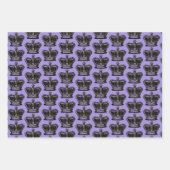 Cute  Golden Crown Assorful Wrappi Inpakpapier Vel (Voorkant)