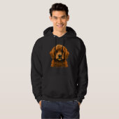 Cute Golden Doodle Dog on Goldendoodle  1 Hoodie (Voorkant volledig)