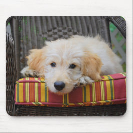 Cute Golden Doodle Puppy Mousepad Muismat