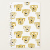 Cute Golden Labrador Retriever Dog Planner (Voorkant)