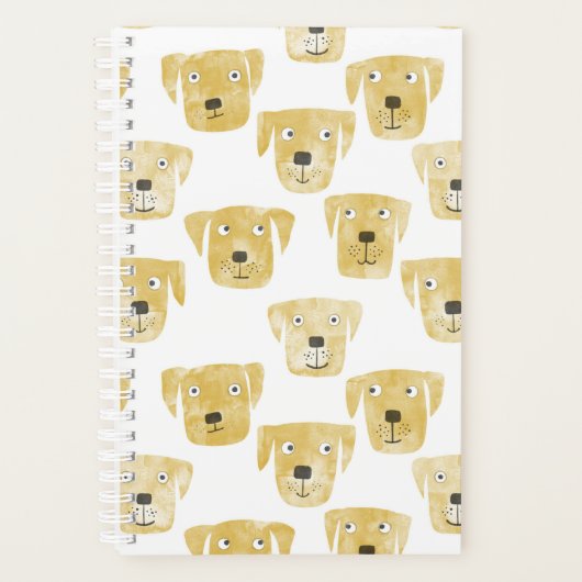 Cute Golden Labrador Retriever Dog Planner