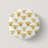 Cute Golden Labrador Retriever Dog Ronde Button 3,2 Cm (Voorkant)