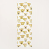 Cute Golden Labrador Retriever Dog Waterverf Yogamat (Achterkant)