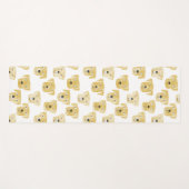 Cute Golden Labrador Retriever Dog Waterverf Yogamat (Voorkant (horizontaal))