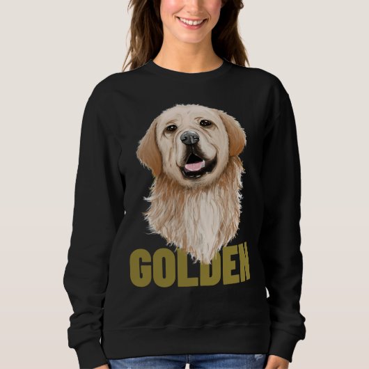 Cute Golden Labrador Retriever Trui (Voorkant)