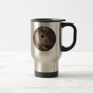 Cute Golden Pet Gerbil Reisbeker