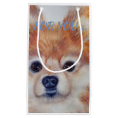 CUTE GOLDEN POMERANIAN KLEIN CADEAUZAKJE (Voorkant)