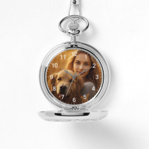 Cute golden recovery Best Dog Mam Ever Horloge