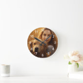 Cute golden recovery Best Dog Mam Ever Ronde Klok (Huis)