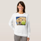 Cute Golden Retriever art T-shirt (Voorkant volledig)