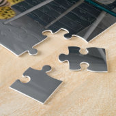 Cute Golden Retriever Dog in Bathroom Legpuzzel (Zijkant)